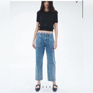 Rag And Bone Leyton Ankle Straight Jean Size 0 $268.00 MSRP